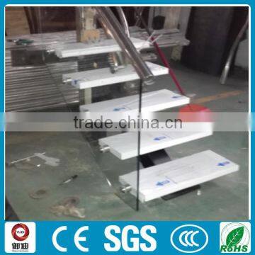 Prefabricated Wrought Iron Marble Straight Stairs Manufacture--YUDI photo-3