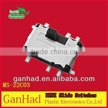 2P3T Miniature Slide Switch