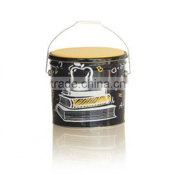 New product Custom made High Quality storage decorative metal bucket stool