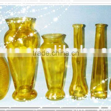 Spray glass flower vase