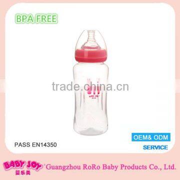 Professional factory high quality baby bottle case low price baby feeding bottle with spoon