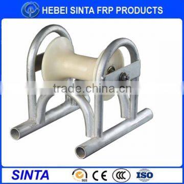 China wholesale Wire cable pulley on ground/steel Cable pulley with bracket