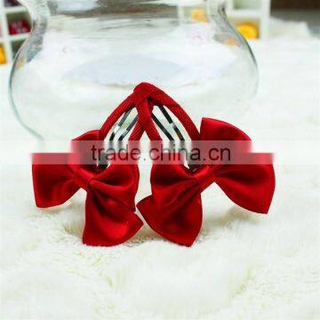 Wholesale hair decorative kid ribbon bow