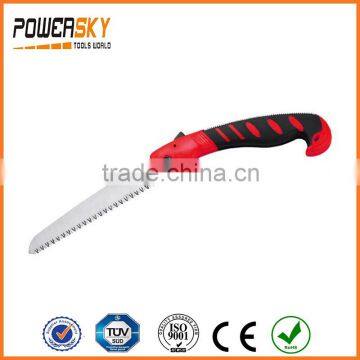 10" 65Mn Folding Saw with Bi-color Plastic Handle