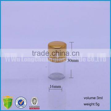 3ml round test tube with screw cap 0.1oz