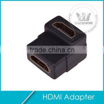 Right angle/90 degree female to female HDMI Adapter