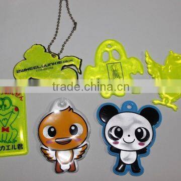 Cheap Soft Pvc Reflective Cartoon Keychains photo-6