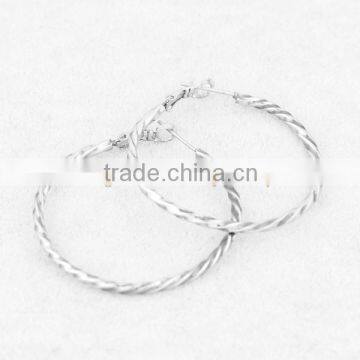 316L stainless steel hoop earrings