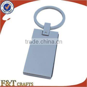 Zinc Alloy Plain Real Leather Custom Shape Keychain With Strap for Men photo-6