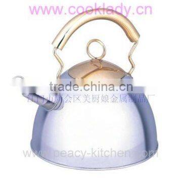 stainless steel(metal) whistling kettle(water kettle,tea kettle,tea pot,teapot,cookware )