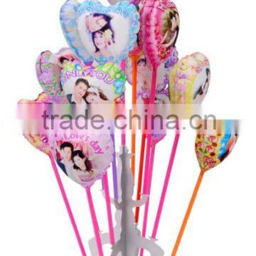 Sublimation photo balloon in heart shape