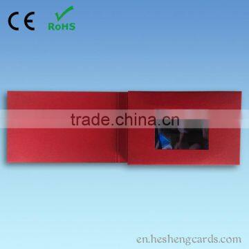 2015 Most Popular Souvenir 2.4" Video Invitation Card,video Invitation Card,video Card for Acer