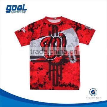 Outdoor Camouflage Sublimation Sports T Shirts