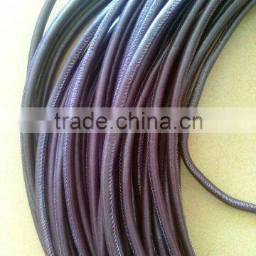 Faux or Genuine Sheepskin Leather Stitched String in 5.0 mm photo-2