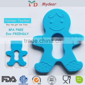 FDA Approved Silicone Custom BPA free Silicone Giraffe Teether