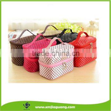 Cheap Price Big Capacity Womens Fashion Cosmetic Bag Set Travel Hanging Toiletry Bag