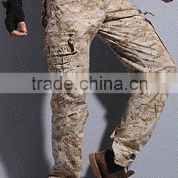 2015 Latest design cotton army camo uniform pant for military excercise