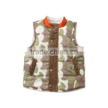 DB2852 dave bella 2015 winter infant clothes toddlers waistcoats plaid baby vest