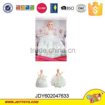 11.5 Inch Plastic Fashion Baby Doll,wedding Dresses Beauty Girl Toys