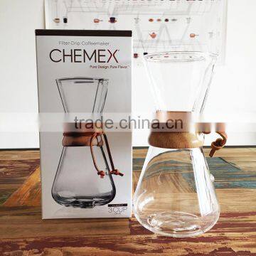 pour over coffee kettle, drip coffee maker , glass coffee maker, pour over coffee maker, 800ML, only usd15.5