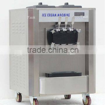 desk top Frozen yogurt ice cream machine ,precooling ,airpump ,Rainbow function for optional (CE) 86-13695249712