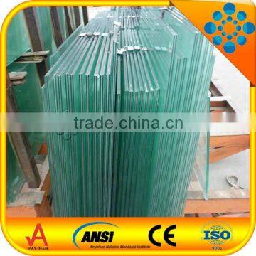 China quality safety glass,tempered laminated glass with all color PVB,free sample milky white laminated glass