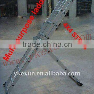 Aluminium folding combination ladder