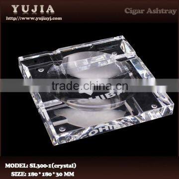 Guangzhou K9 crystal cigar ashtray custom hotel ashtray