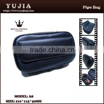 Guangzhou yujia genuine leather smoking pipe bag A8