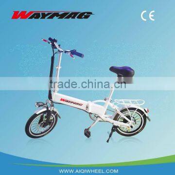 14''alluminum alloy mini foldable bicycle electric bycicle/bike with best quality