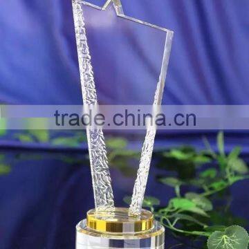 clear crystal engraving cheap awards and trophies