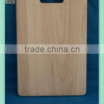 new designed environmental unfinished paulownia wood chopping board with handle