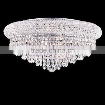 Antique Gold Crystal Drop Decorative Ceiling Light Fixture for Restaurant photo-2