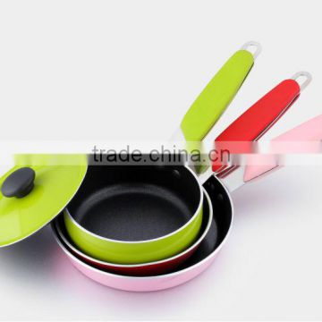 Aluminum nonstick paint sauce pan with lid mini skillet as seen on TV