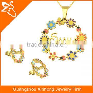 Women Jewelry Set In Latest Design With Different Colors Dolphins Stainless Steel Necklace And Jewelry Sets photo-3