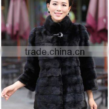 Wholesale faux fur coat long modern mink fur coat for women