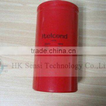 2500MFD 350VDC ltelcond Aluminum Electrolytic Capacitor