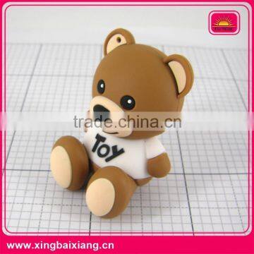 wholesale plastic teddy bear keychain