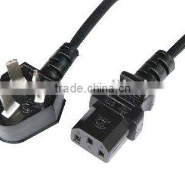 China ccc approval power cord with IEC c13 connector