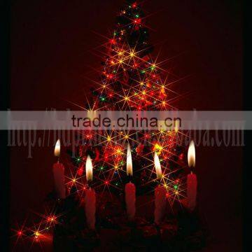 Christmas tree LED canvas oil painting,canvas picture with LED,art canvas pictures