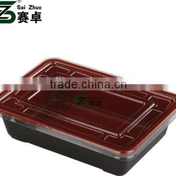 500ml rectangle plastic bento box