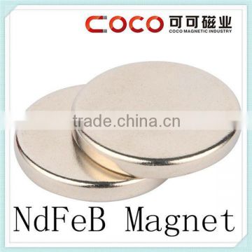 n40 round disc sintered neodymium magnet with rohs