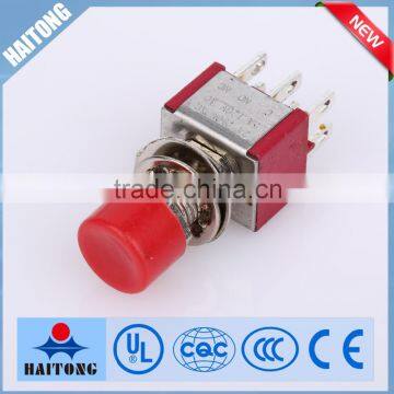 6pin red Push button toggle switch China wholesale