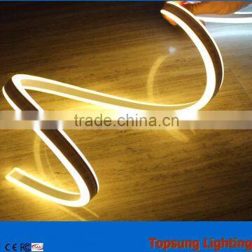 New arrival Double-sided warm white 12v mini neon rope light for signs