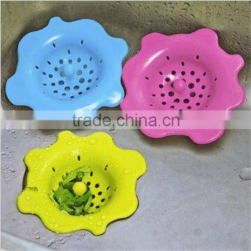 Hot selling and high quality silicone sink strainer,Creative rubber kitchen sink strainer