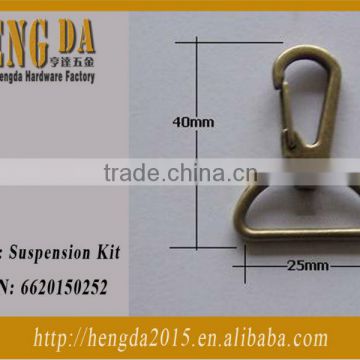 nickel free plating metal decoration snap hook