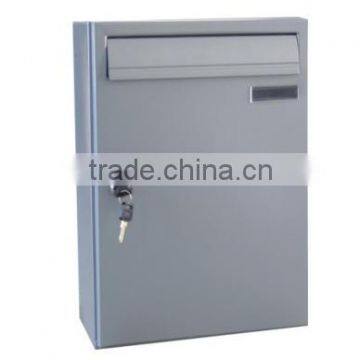 Simple appearance metal mailbox,modern metal letterbox,postbox