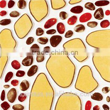 FOSHAN 3D stone Mosaic style design polished Ceramic flooring Tile for kitchen 300x300mm BV3001D