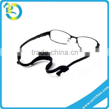 wholesale fun custom shape colours soft round glasses silicone chain