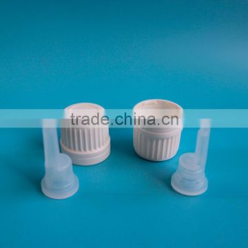 18/410 white tamper evident cap orifice reducers for essential oil bottle